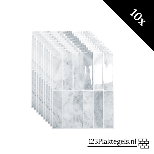 Plaktegel Marble ice langwerpig 1mm