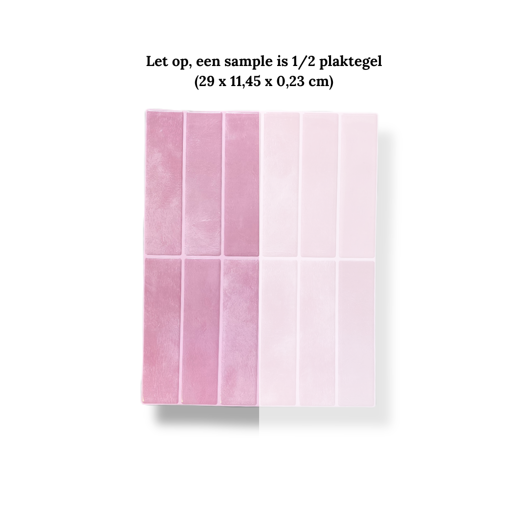 Klebefliese Rose bliss länglich 1mm