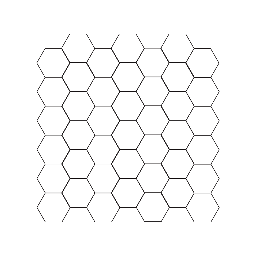 Hexagon plaktegels