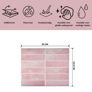 Adhesive tile Rose bliss oblong 1mm