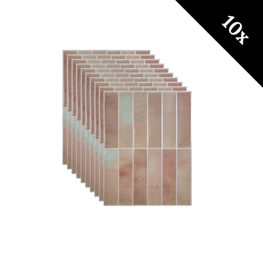 Plaktegel Terra salmon langwerpig 1mm