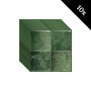 Klebefliesen Moosgrün Quadrat 1mm