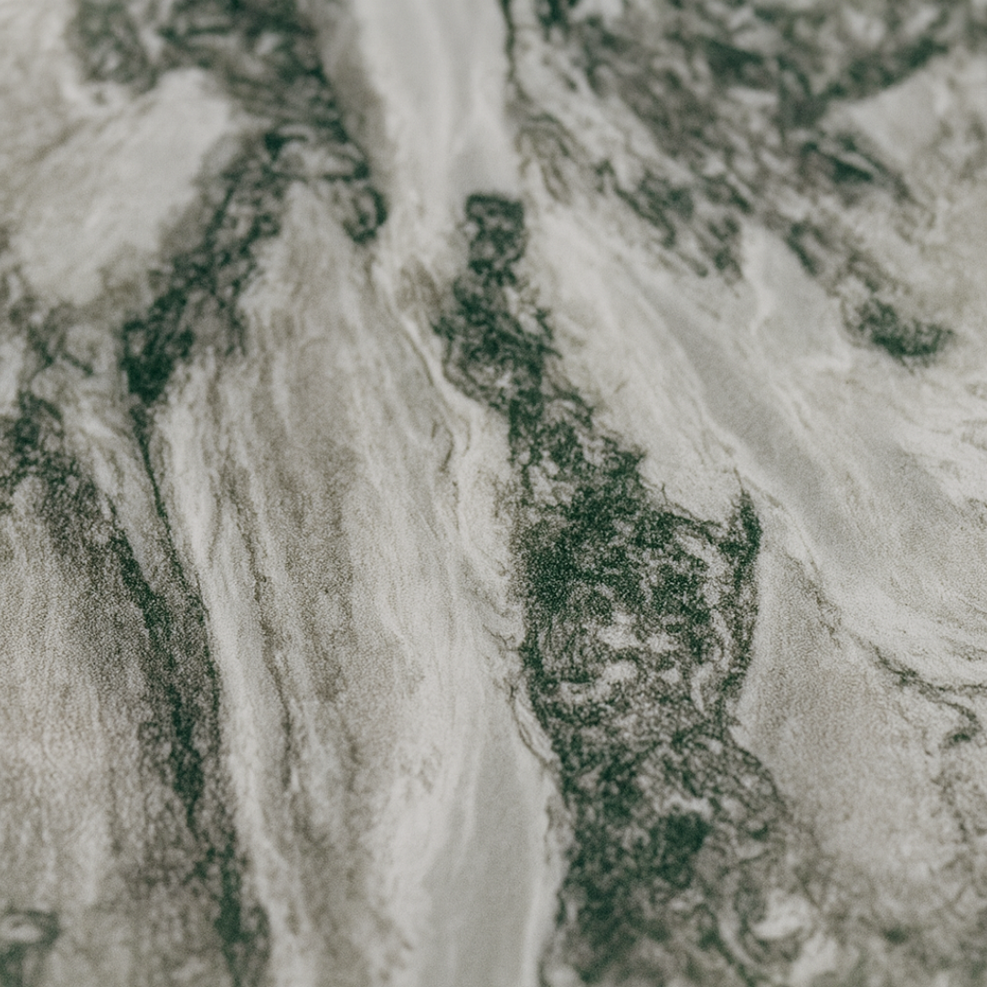 Wit met grijs en bruine wandpanelen closeup