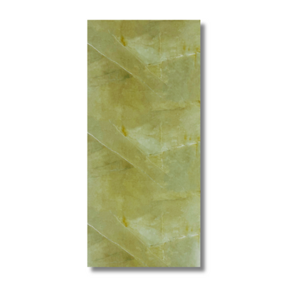 Olijf groene wandpanelen op een witte achtergrond