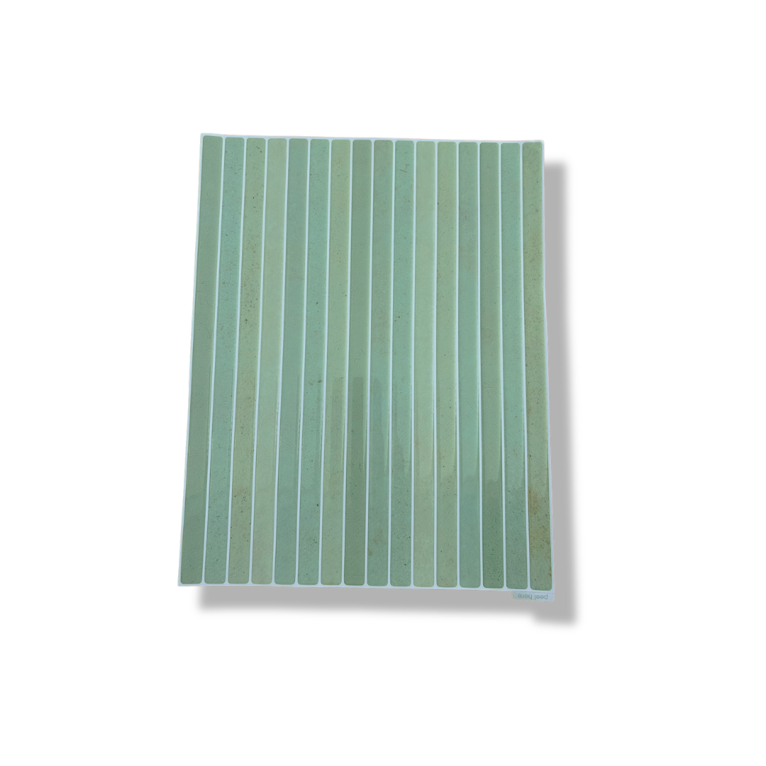 Plaktegel Earthy green slim 1mm