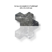Klebefliese Hexalux noir