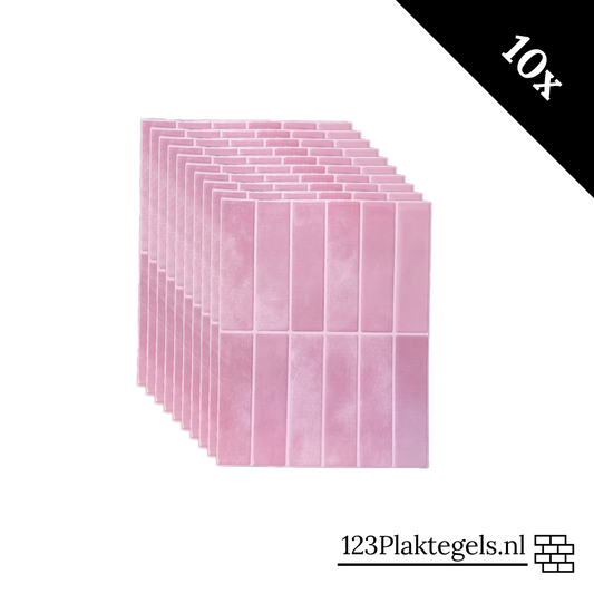Plaktegel Rose bliss langwerpig 1mm
