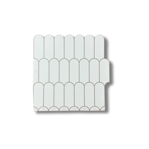 Klebefliese Rose Glow Chevron 1mm