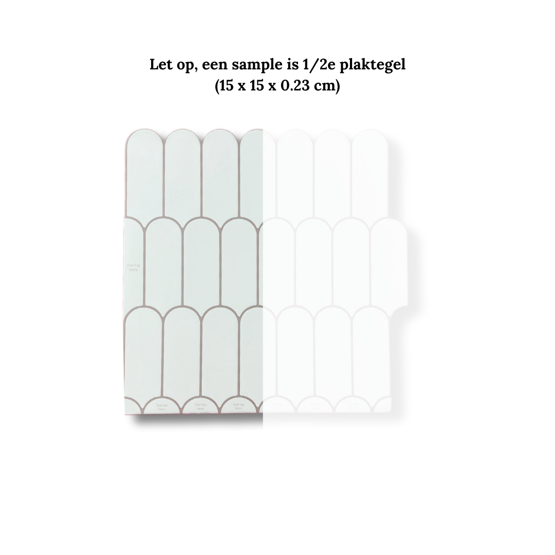 Klebefliese Rose Glow Chevron 1mm