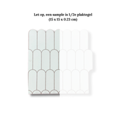 Klebefliese Rose Glow Chevron 1mm
