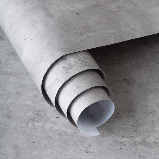 Zelfklevend behang - Beton look light grey