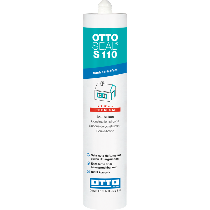OTTO SEAL S110 - ZWART - siliconen afwerk kit
